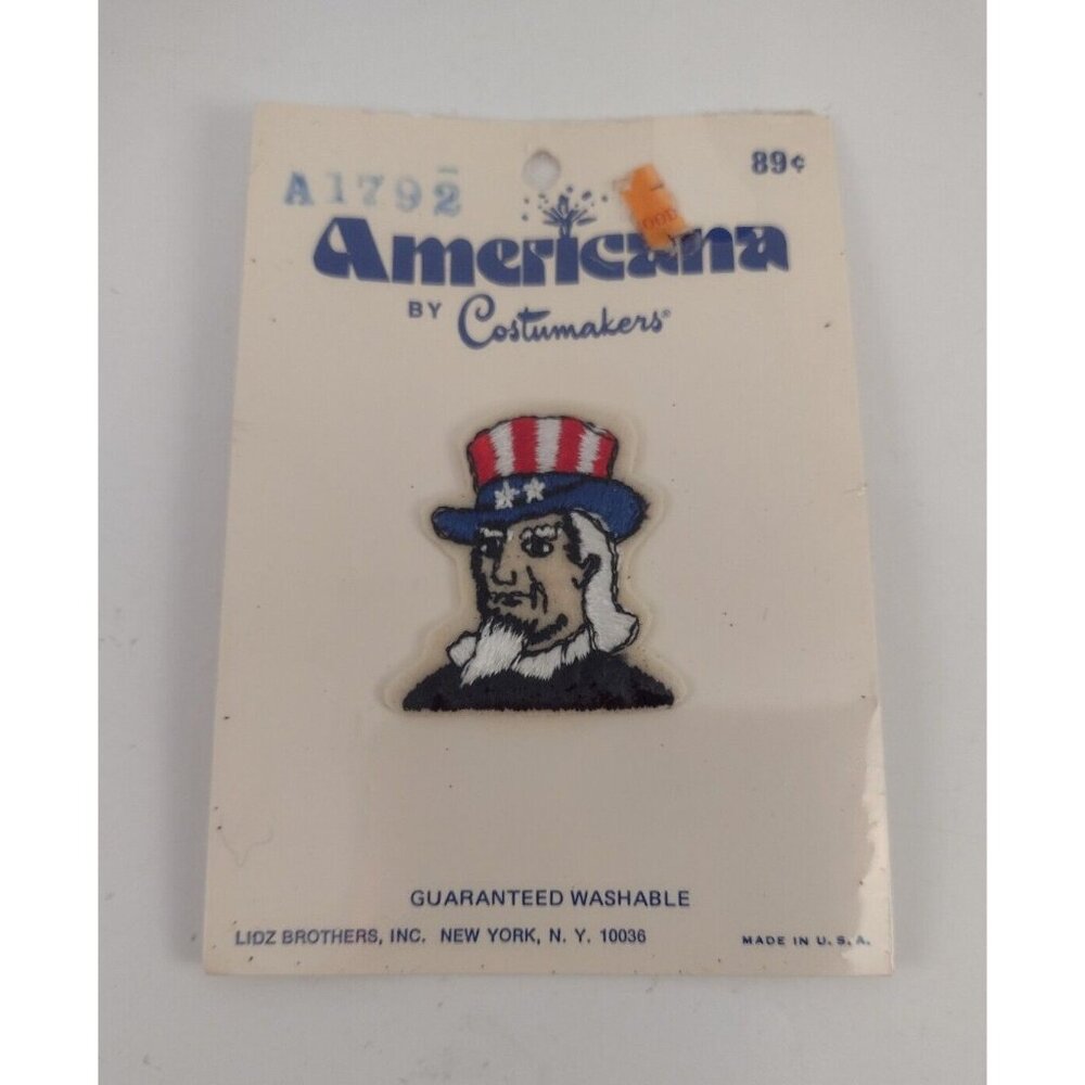 NEW Americana Costumakers Uncle Sam Patch Patriotic USA Small Political